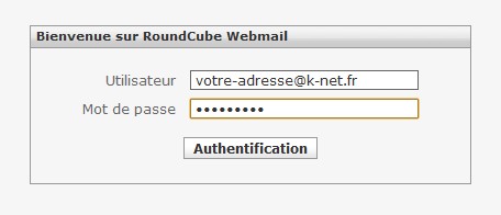 k net messagerie