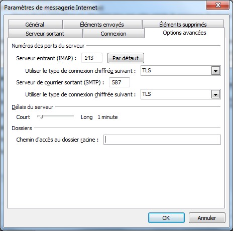 k net messagerie